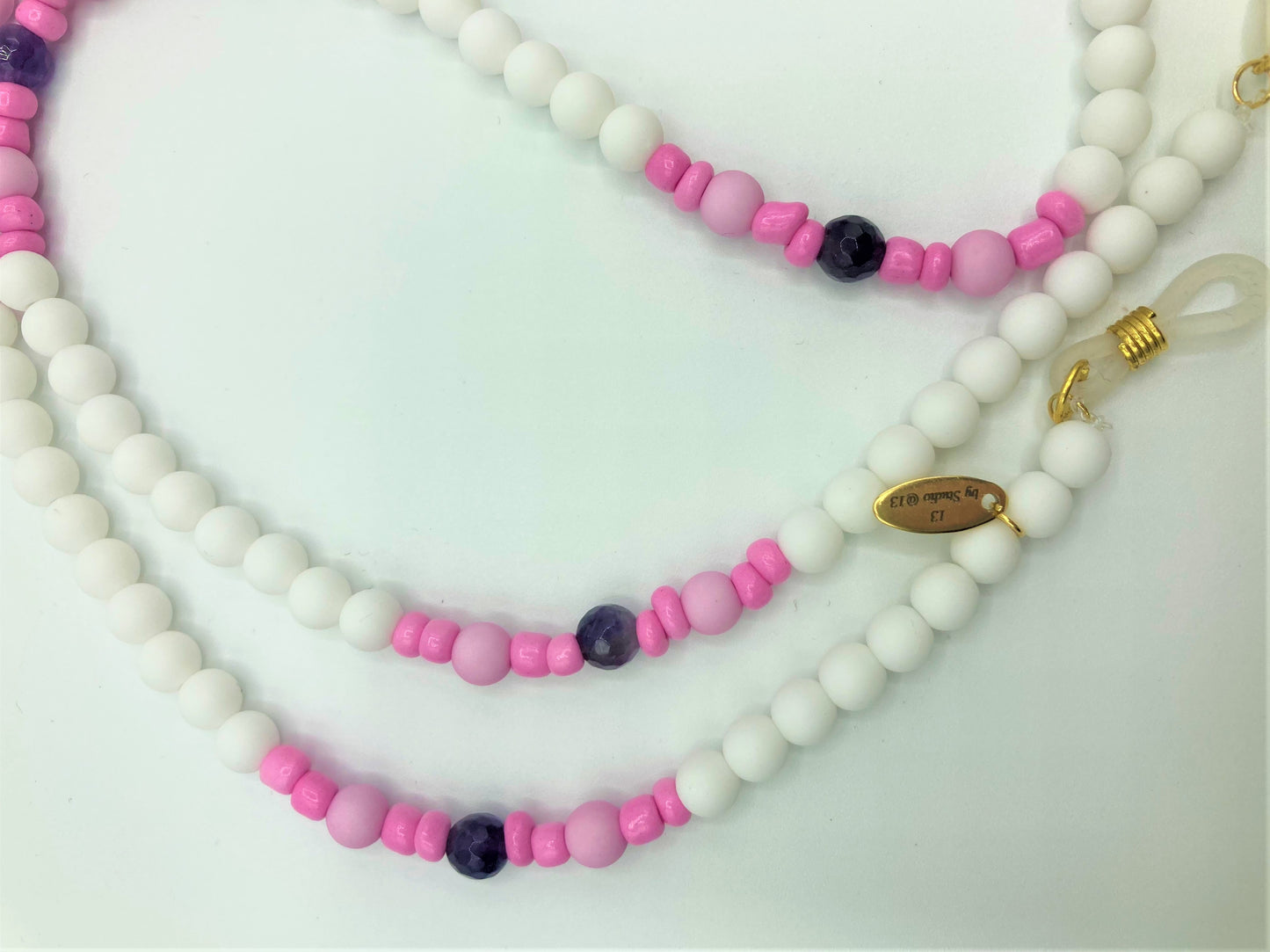 Amethyst Crystal Glasses Chain BLACKFRIDAY
