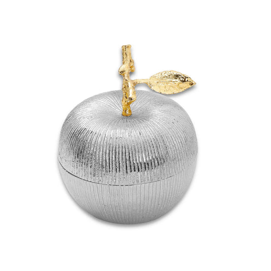 Apple Honey Dish - Silver