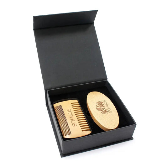 Sophos Beard Brush and Comb Gift Set