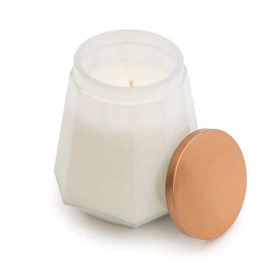 Black Amber White Lidded Candle BLACKFRIDAY