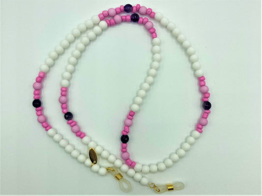 Amethyst Crystal Glasses Chain BLACKFRIDAY