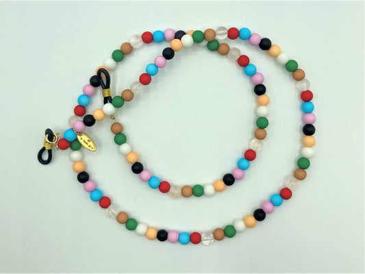 Rose Quartz Crystal Rainbow Glasses Chain BLACKFRIDAY