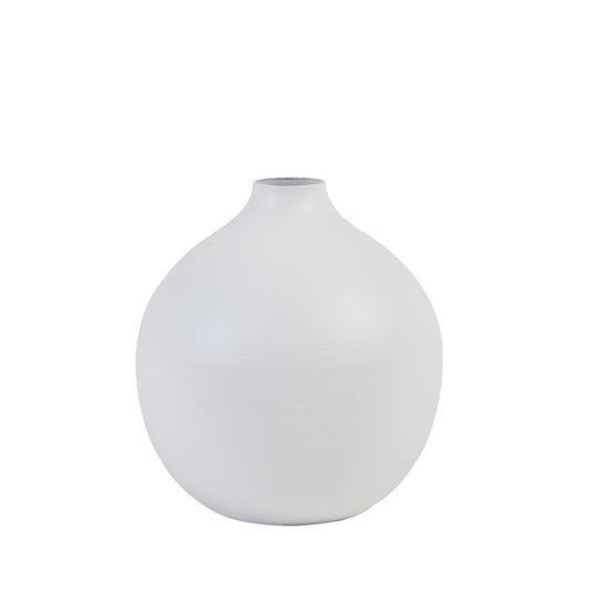 Mia White Matted Vase 11 x 13cm BLACKFRIDAY