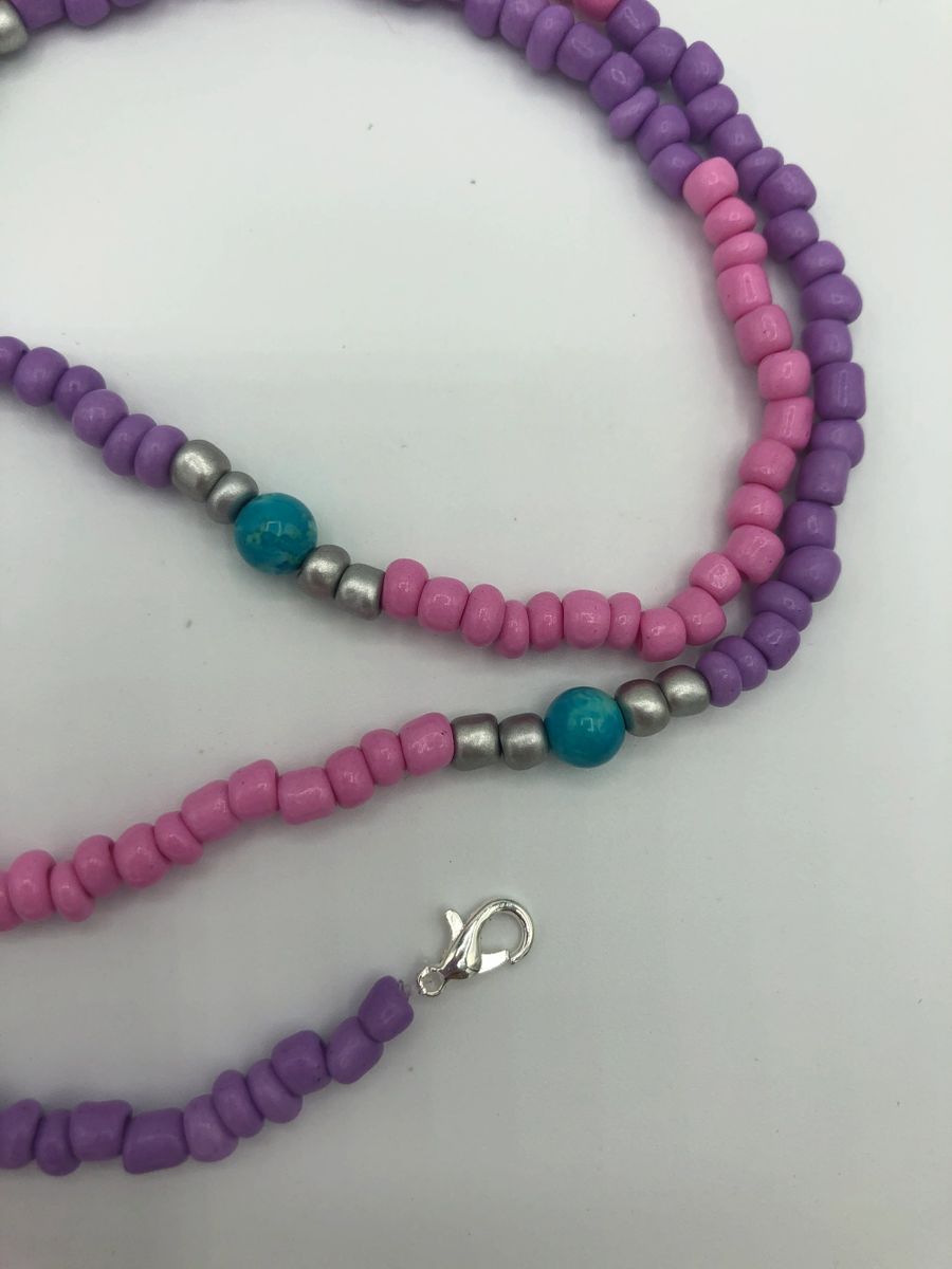 Pink / Purple / Turquoise Glasses Chain