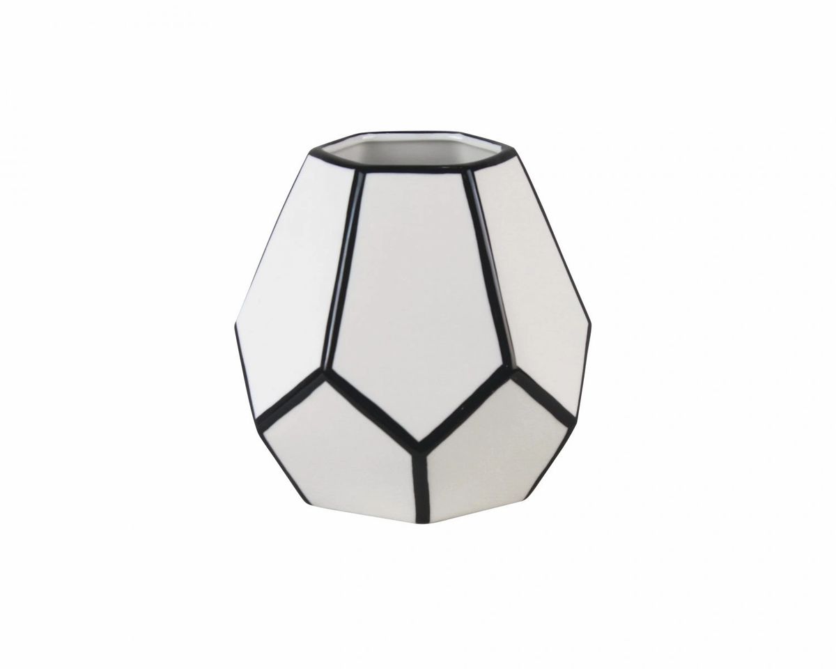 Liang and Eimil Black and White Vase - Small