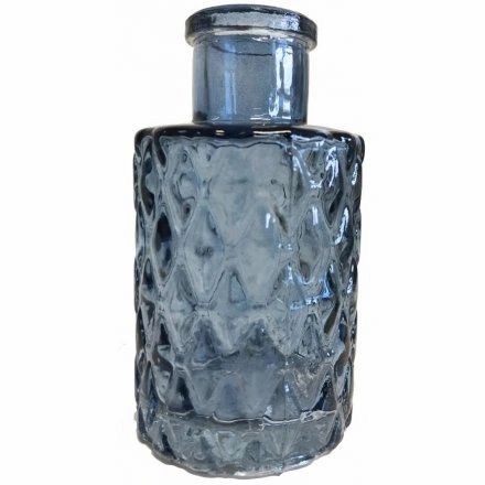 Blue Glass Decorative Mini Vase
