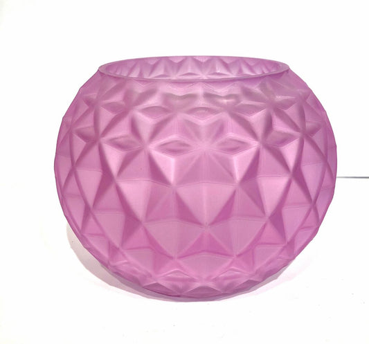 Matt Pink Vase / Candle Holder15cm